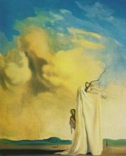 Haga click para ver la imagen ampliada figure and drapery in a landscape circa 1934.jpg